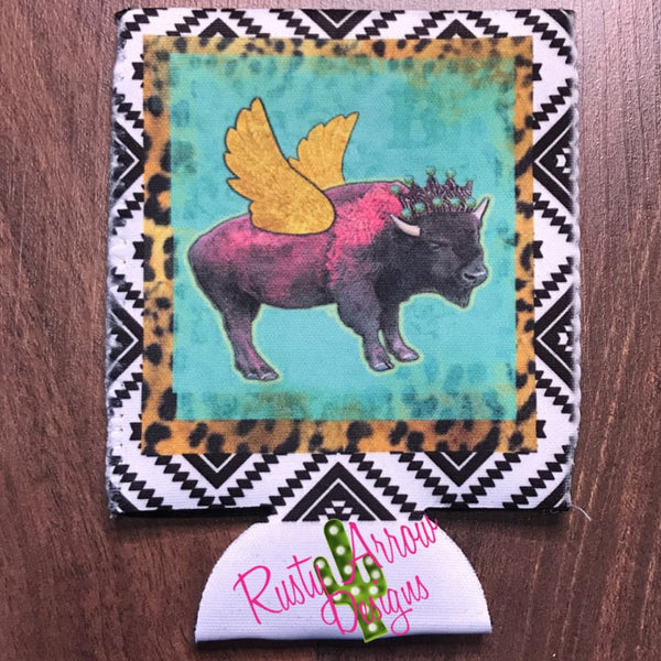 Regular Aztec Buffalo Koozie - Koozie