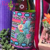 Regular Cheetah Serape Cactus Neoprene Koozie - Koozie