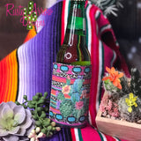 Regular Cheetah Serape Cactus Neoprene Koozie - Koozie
