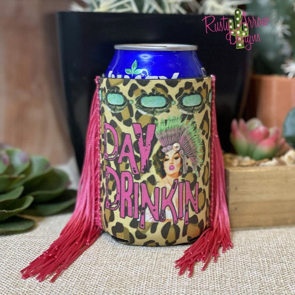 Regular Day Drinkin Fringe Koozie - Koozie