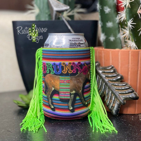 Regular Drunk A** Fringe Koozie - Koozie