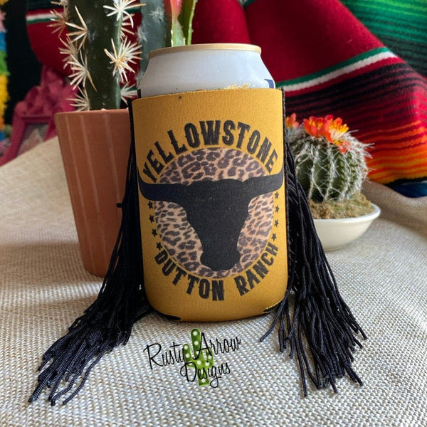Regular Dutton Ranch Fringe Koozie - Koozie