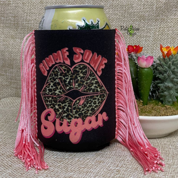 Regular Gimme some Sugar Fringe Koozie - Koozie