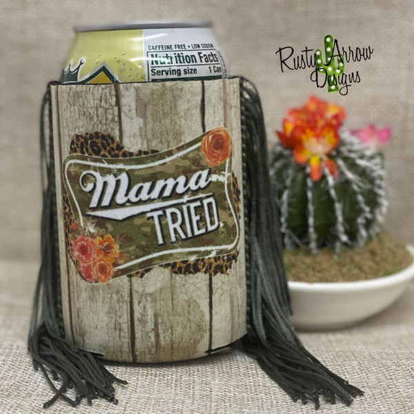 Regular Mama Tried Fringe Koozie - Koozie