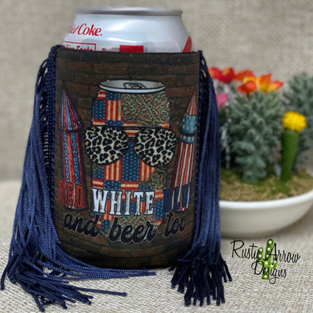 Regular I Pee in Pools Fringe Koozie
