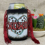 Regular XOXO Fringe Koozie - Koozie
