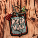 Rodeo Mama Rodeo Back Tag Key Chain