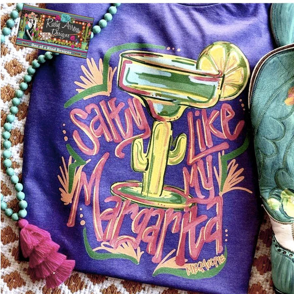 Salty Like My Margarita Tee - Tee Shirt