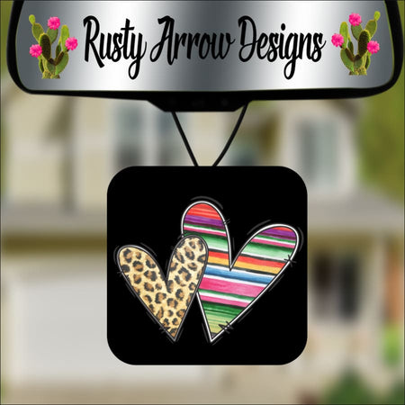 Mardi Gras Fleur-de-Lis Square Air Freshener