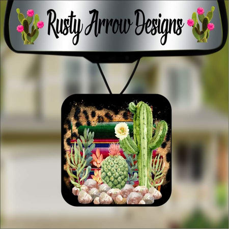 Mardi Gras Fleur-de-Lis Square Air Freshener