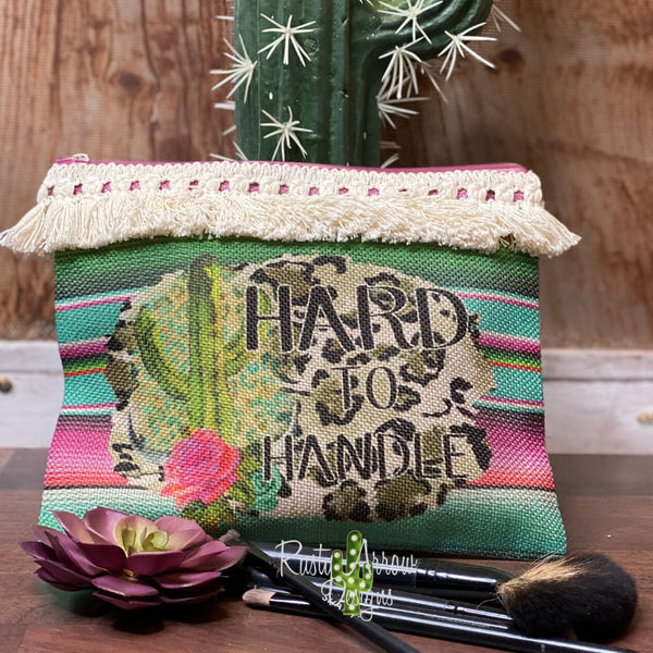 Serape Hard to Handle Makeup Cosmetic Bag