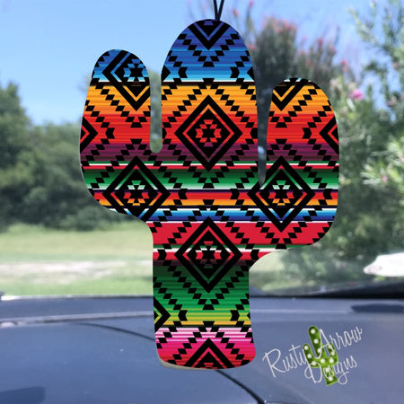 Buffalo Plaid with Lights Cactus Air Freshener