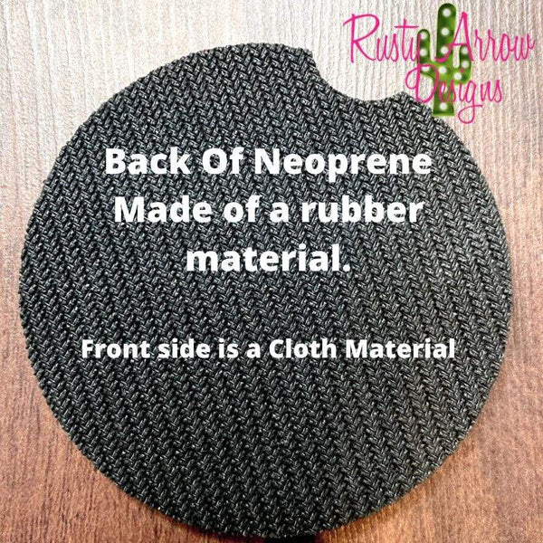 Set Of 2 Car Coasters Smart A** Sandstone Car Coasters Rubber Car Coasters Cork Car Coasters Car Decor Car Accessories - Car Coasters