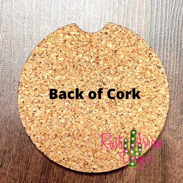 Set Of 2 Car Coasters Smart A** Sandstone Car Coasters Rubber Car Coasters Cork Car Coasters Car Decor Car Accessories - Car Coasters