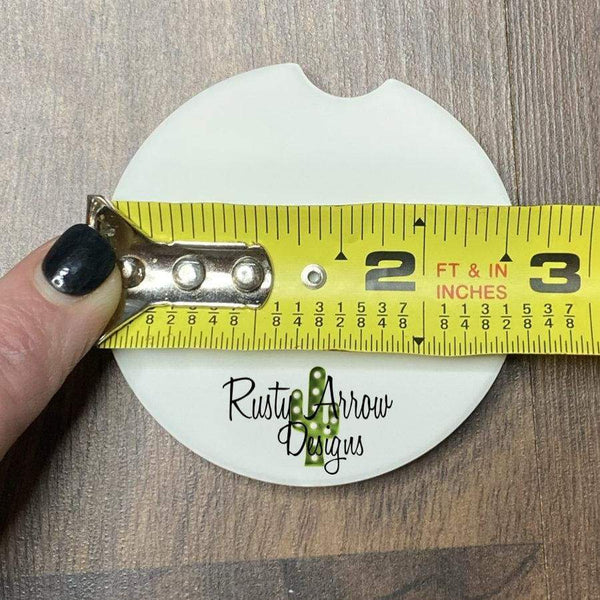 Set Of 2 Car Coasters Smart A** Sandstone Car Coasters Rubber Car Coasters Cork Car Coasters Car Decor Car Accessories - Car Coasters