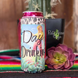 Slim Cowgirl Day Drinkin’ Fringe Neoprene Koozie - Koozie