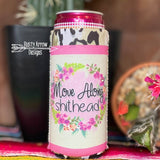 Slim Move Along Shithead Neoprene Koozie - Koozie