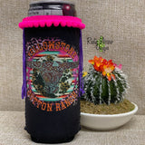 Slim Neon Dutton Ranch Fringe Koozie - Koozie