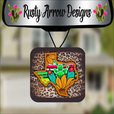 Mardi Gras Fleur-de-Lis Square Air Freshener
