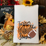 Tis the Season Waffle Weave Tea Towel