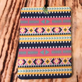 Tribal Air Freshener and Coaster Set Pink 2 - Air Freshener