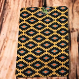 Tribal Air Freshener and Coaster Set Yellow 1 - Air Freshener