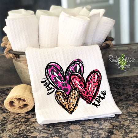 Don't be a Dumb A** Wash your Hands Waffle Weave Tea Towel