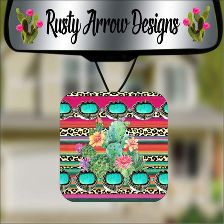 Mardi Gras Fleur-de-Lis Square Air Freshener