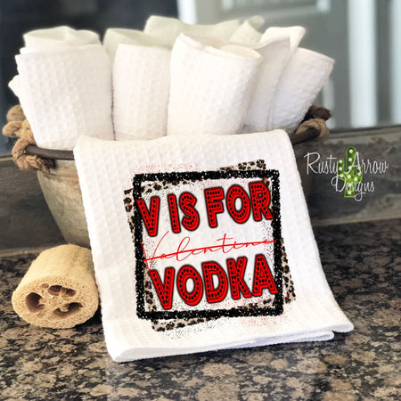 Back in the Day Waffle Weave Tea Towel