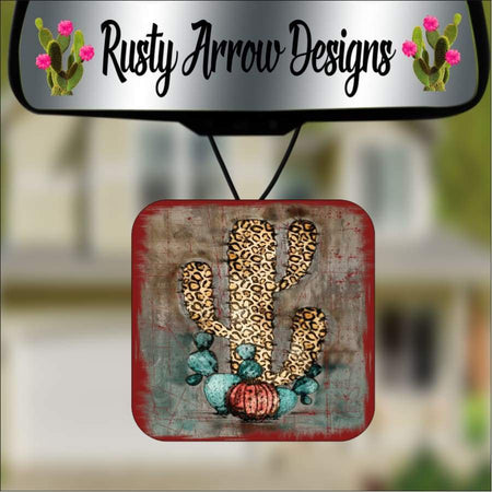 Mardi Gras Fleur-de-Lis Square Air Freshener