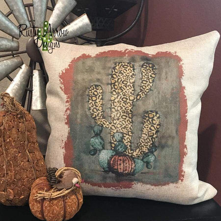 Rustic It's Fall Y'all Decorative Throw Pillow