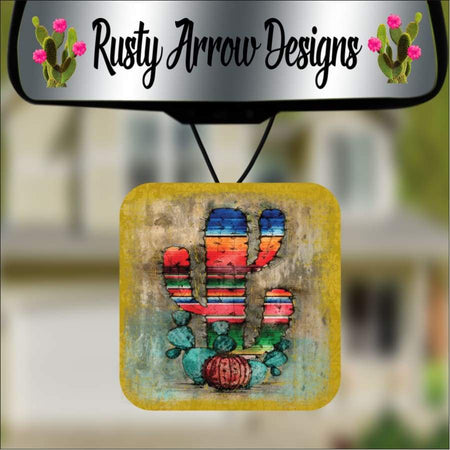Mardi Gras Fleur-de-Lis Square Air Freshener