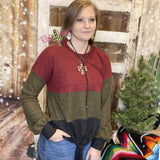 Virgina Color Block long sleeve - Tee Shirt