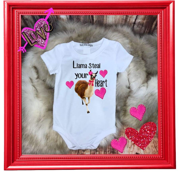 Baby Onesie Llama Steal your Heart
