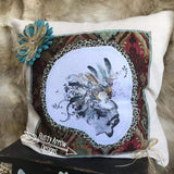 Buffalo Headdress Pillow - pillows