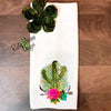 Cactus and Arrow Waffle Weave Tea Towel