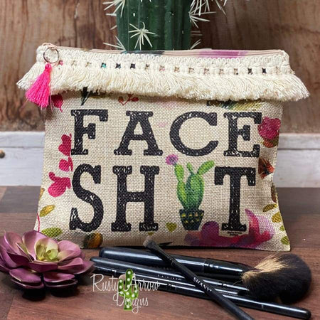 Face Shit Makeup Cosmetic Bag