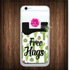 Cactus Free Hugs Cell Phone Card Caddy - Card Caddy