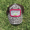 Cheetah Blessed Mom Trucker Hat