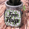 Compact Mirror - Cactus free Hugs - Compact Mirror