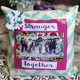 Cowgirl Stronger Together Pillow - pillows