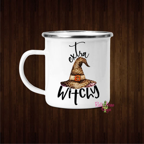 Extra Witchy 11oz Metal Camp Coffee Mug - Mug