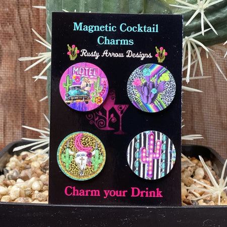 I'll Drink to That Magnetic Cocktail Charms