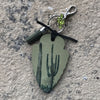 Green with Cactus Arrow Head Key Chain - Key Chain
