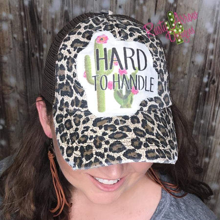 Cheetah Blessed Mom Trucker Hat