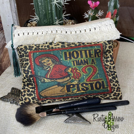 Hell Bent Whiskey Bound Makeup/ Cosmetic Bags