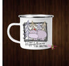 I want a Hippopotamus for Christmas Coffee Mug - 11 oz. Camp Cup Mug Stainless Steel - Mug