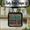 Kick the Dust up Square Air Freshener - Air Freshener