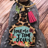 Love Me some Jesus Livestock Ear Tag Key Chain