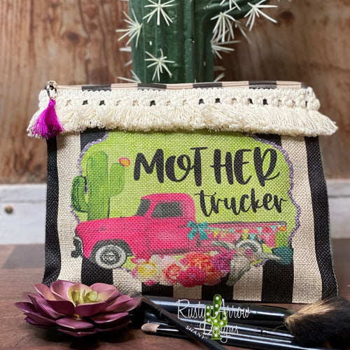 Mother Trucker Make Up and Accessories Bag